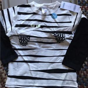 Retro Gymboree boys Glow-in-the-dark Halloween shirt New with tags Sz 4t  